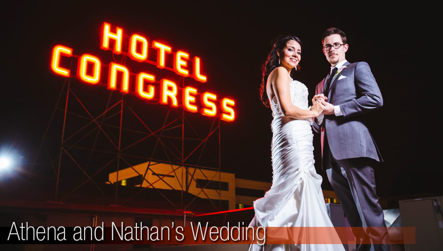 Athena and Nathan Hotel Congress Wedding