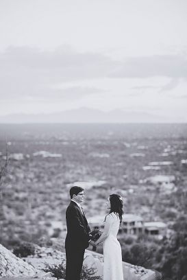 tucson arizona wedding couple